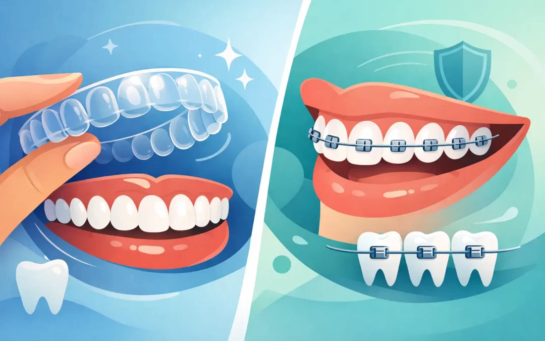 Clear Aligners Versus Braces for Your Smile